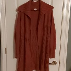 Burnt orange cardigan